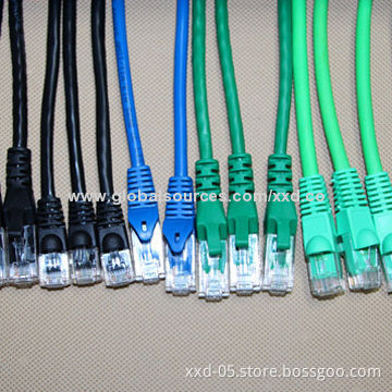 High speed factory price Rj45 8p8c unshielded CCA CAT5e patch cable